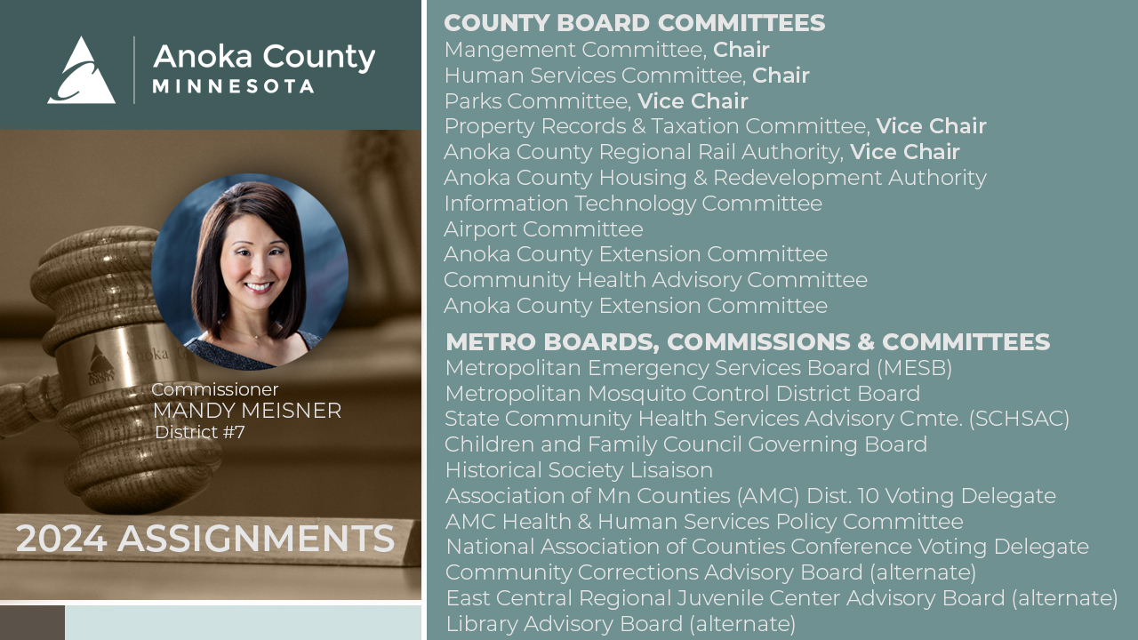 Mandy Meisner Anoka County Commission